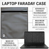 Executive Data Protection Laptop Faraday Case, 22 X 15 Inches, Enhanced X2 Shielding (Laptop/Tablet) (Gunmetal Gray)