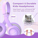 Kids Headphones, Ear Headphones For Kids, With Safe Volume Limiter 85Db, Adjus
