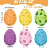 60 Pcs Dinosaur Plates For Birthday Party Supplies Disposable Dino Egg Paper Plates Easter Egg Party Decorations Egg Shaped Dinner Dessert Cake Plates Set Dino Themed Birthday Easter Decor For Kids