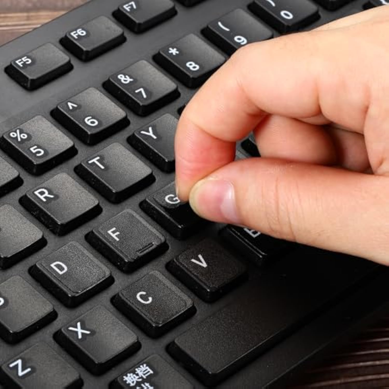 Arabic Keyboard Layout Stickers, 2 Pack Universal Keyboard Replacement Cover F