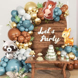 Fall Woodland Baby Shower Balloon Arch Kit: Forest Animal Party Decor