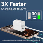 Usb C Charger For Iphone 16/15 Pro Max Charger Fast Charging, 20W C Charge Block With 10Ft Usb C To C Cord Cable Compatible For Iphone 16 15 Pro Max/16 15 Pro/16 15 Plus/16 15
