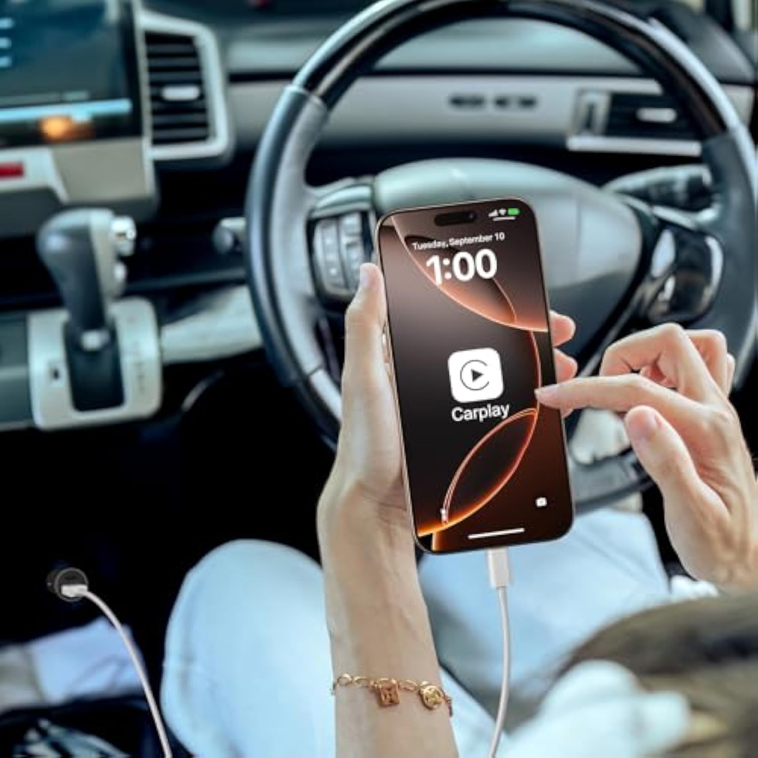 Usb A To Usb C Cable 3Ft, 2-Pack, Usb To Usbc Iphone Charger Fast Charging For Iphone 16/15 Series, Iphone 16 Pro Max Charger And More, Car Carplay Cable, Car Charger Usb C Cord,(3Ft,White)