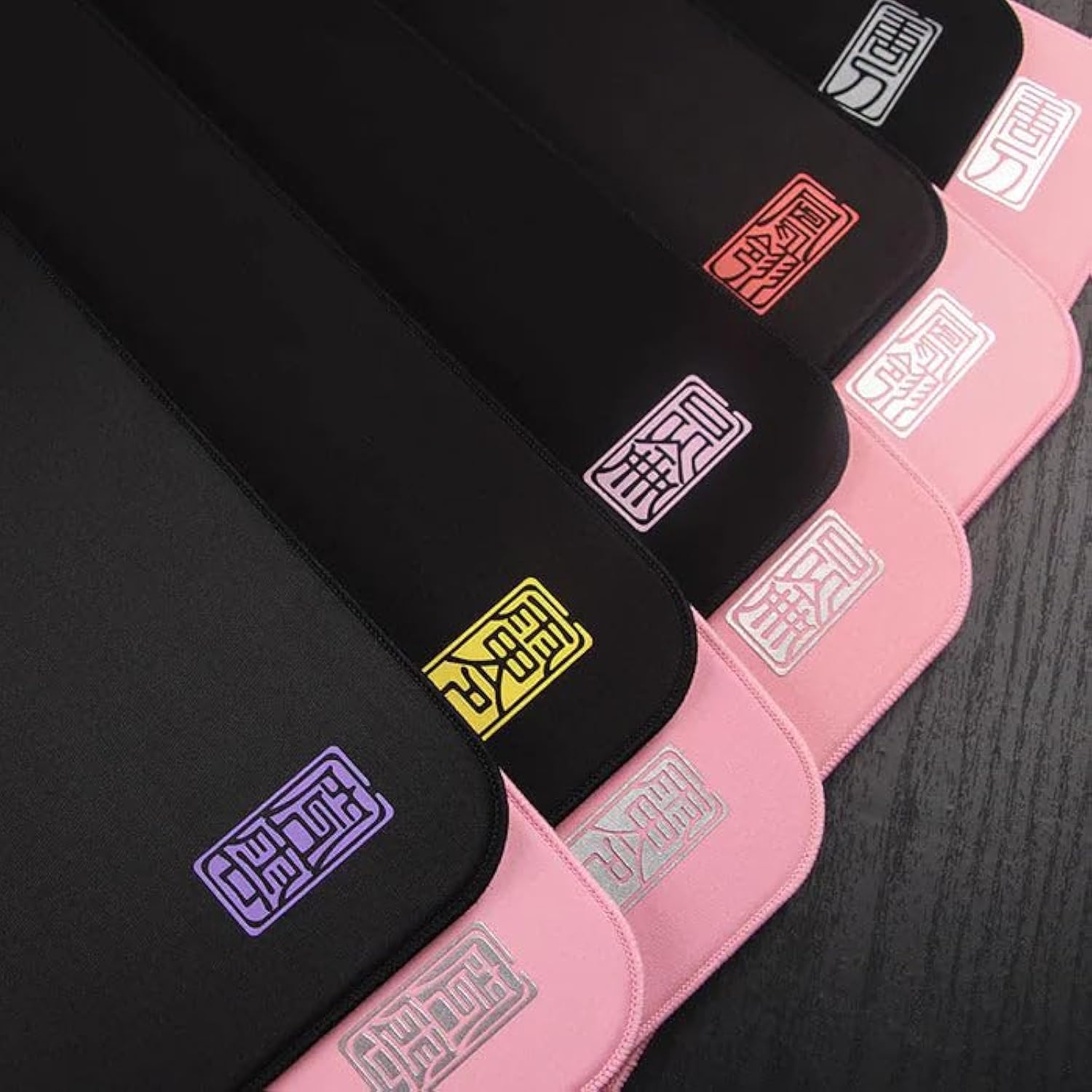 Mouse Pads Shan Hai Series Kun Lun (480 X 400 X 4Mm) Standard Size Slimflex Base Delicate Random Jacquard Weave Fabric Large Cloth Gaming Mousepad – Pink