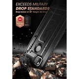 SUPCASE Unicorn Beetle Pro Series Case for Google Pixel 4A (2020 Release), Full-Body Rugged Holster Case with Built-in Screen Protector (Black)