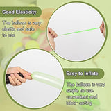 150 Pieces Neon Glow Long Balloons Blacklight Reactive Fluorescent Lon