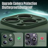 Designed For Iphone 14 Pro Max Case, Compatible With Magsafe, With Privacy Screen Protectors X2, [Camera Protection] [15Ft Military Drop Protection] Shockproof Phone Case, 6.7", Alpine Green