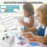 Sticker Printer, Tp6S Print Pod Mini Printer, 300Dpi Thermal Sticker Maker Machine, Portable Pocket Printers With 1Roll Paper For Photos, Study Graphics, Notes, Journal, Diy, Gift Blessings
