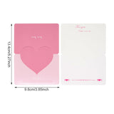 50Pcs Folding Love Greeting Card Diy Birthday Card Teachers Day Easter Card Thanksgiving Card Christmas Card Wedding Card Blank Small Card Event Gift For Valentine'S Day Birthday Card