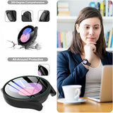 2+2 Pack For Samsung Galaxy Watch 5 40Mm Case+Screen Protector, Tempered Glass Protective + Allround Pc Matte Protective Cover Set For Galaxy Watch 5 40Mm Accessories Black