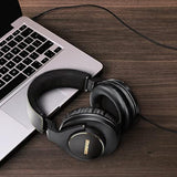 kwmobile Headphone Cable Compatible with Shure SRH440A / SRH840A / SRH440 / SRH840-300cm Cord with 3.5mm (1/8") Jack + 6.35mm (1/4") Jack Adapter