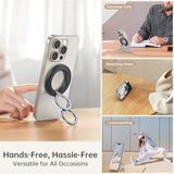 MagSafe Ring Holder, Magnetic Phone Grip & Kickstand for iPhone 15/14/13/12