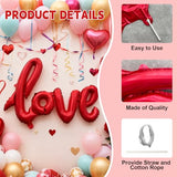 29 Inch Red LOVE Foil Balloon – Romantic Wedding, Proposal, Anniversary & Valentine’s Day Party Decoration, 1PCS