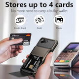 iPhone 17e and iPhone 16e Dual Layer Wallet Case with Card Holder