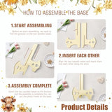 65 Pcs Highland Cow Baby Shower Decorations Guest Book, Baby Shower Guest Book Alternatives With Photo Frame, 60 Wood Slices Cow Baby Shower Guest Book For Boys Grils Baby Shower