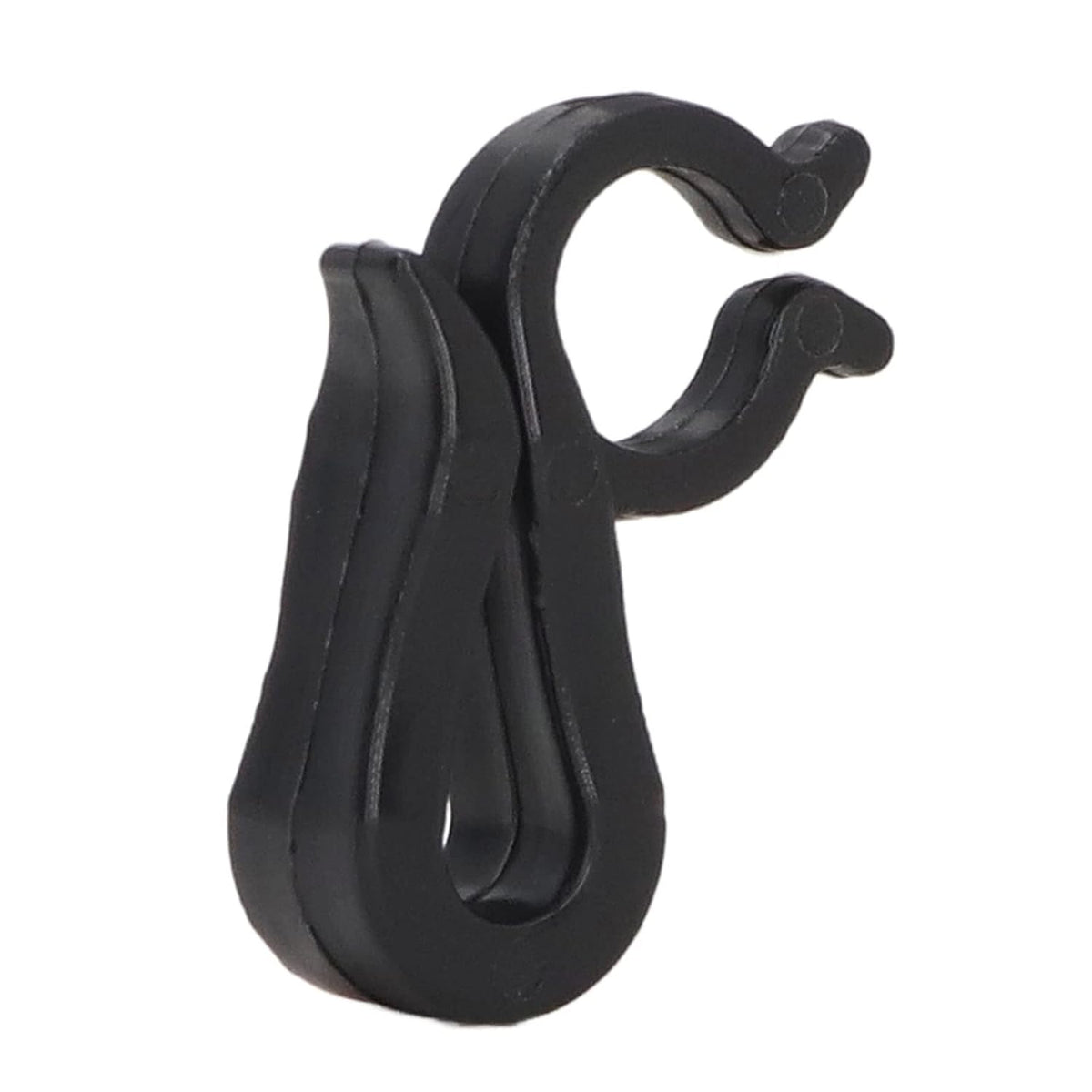 Reusable Christmas Light Clips, Hardware Hooks Gutter Light Clips Outdoor For Party Festival Christmas 120 Pcs (Black)