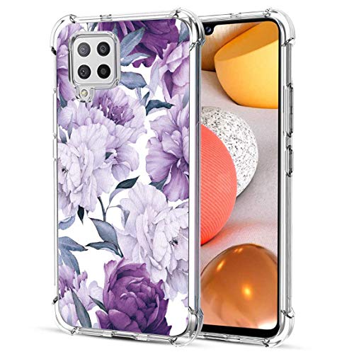 for Galaxy A42 5G Case: Slim Flexible TPU for Girls Women Airbag Bumper Shock Absorption Rubber Soft Silicone Case Cover Fit for  Galaxy A42