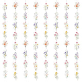 8 Packs Wildflower Paper Hanging Garland Birthday Decorations, Flower Party Baby Bridal Shower Floral Birthday Decor For Girls Women, Spring Summer Wedding Ceiling Decoration