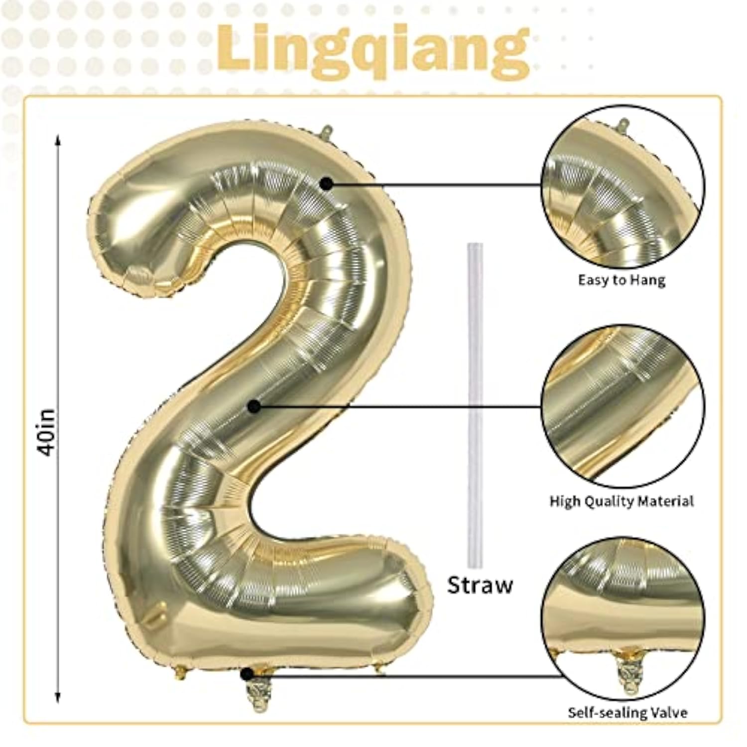 Champagne Gold 21St Birthday Balloons For Her, 40In Light Gold Foil Number 21 Balloons For Boys Girls, Birthday Party Balloons Numbers 2 And 1 For Women Men 12Th 21St Anniversary Decorations Supplies