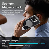 Esr For Iphone 13 Case/Iphone 14 Case, Compatible With Magsafe, Built-In Stash Stand Clear Phone Case For Iphone 13/Iphone 14, -Grade Protection Magnetic Phone Case, Classic Series, Clear