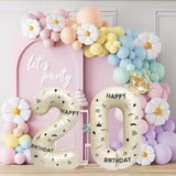 40in White Foil Number 20 Balloon for 20th Birthday Party Decorations