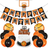 Basketball Birthday Party Decorations – Slam Dunk Banner, Cake Toppers & Photo Props for All Ages