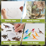128P Dinosaur Party Favors Dino Goodie Bags Masks Stickers Toys Birthday Supplies