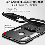 Huawei P30 Lite Case, 2 in 1 Hybrid Heavy Duty Armor Shockproof Defender