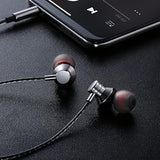 Wired Earbuds Headphones With Microphone Stereo Bass Earphones Noise Isolation