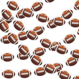 Football Party Banner Decorations, Pre-Strung 6 Packs Football Garlands Background Hanging Paper Cutouts Banner Flags For Supplies Sports Birthday Party Favors Home Decorations