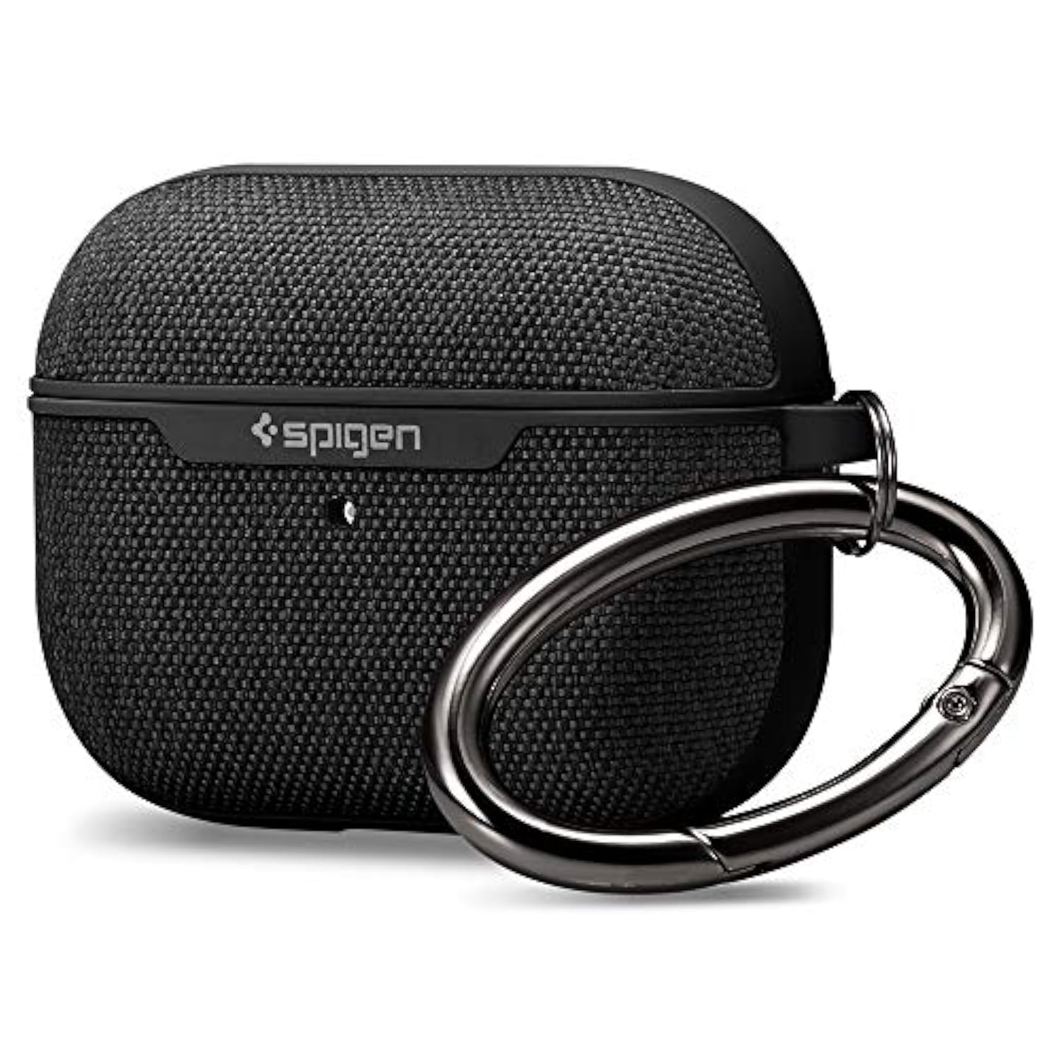 Spigen Urban Fit Designed for AirPods Pro Case (2019) Premium Fabric Cover with Carabiner - Black