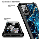 For Cricket Icon 6 Case (Sl219C), At&T Verge (Sl219A) With [Built-In Screen Protector] 9Ft Military Grade Drop Tested, Full-Body Protective Shockproof Bumper Cover (Black)
