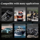 Alloy Dual Port Usb 3.0 Car Dashboard Flush Mount Cable, Male To Female With L