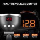 Car Charger,120W 3-Socket Cigarette Lighter Power Adapter Dc Splitter 3.1A Dual Usb Car Charger 12/24V With Led Voltage Display For Smartphone