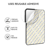 Phone Credit Card Holder Stick On, Slim Phone Wallet Strong Adhesive Silicone Card Pouch Sleeve Compatible With Iphone/Android/Samsung Galaxy(Black)
