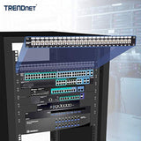 TRENDnet 24-Port Blank Keystone 1U Patch Panel Bundle, Includes (Qty 1) TRENDn