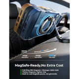 3-Pack Magnetic Shockproof For Iphone 16 Pro Case Slim [Fit For Magsafe][Military Grade Drop Protection] Translucent Matte Phone Case For I Phone 16 Pro, Black, Brown, Blue