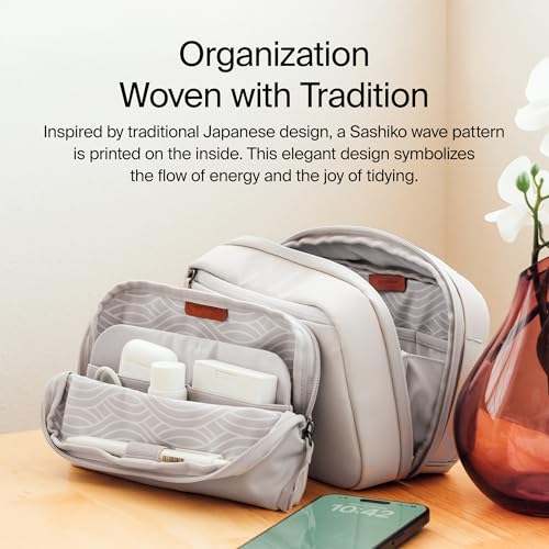 Konmari 2-In-1 Tech Acessory Pouch - Stone