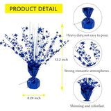 4-Pack Glitter Blue Star Centerpieces-Table Decorations for Home Decor Birthday Wedding Anniversary Decor (Blue)