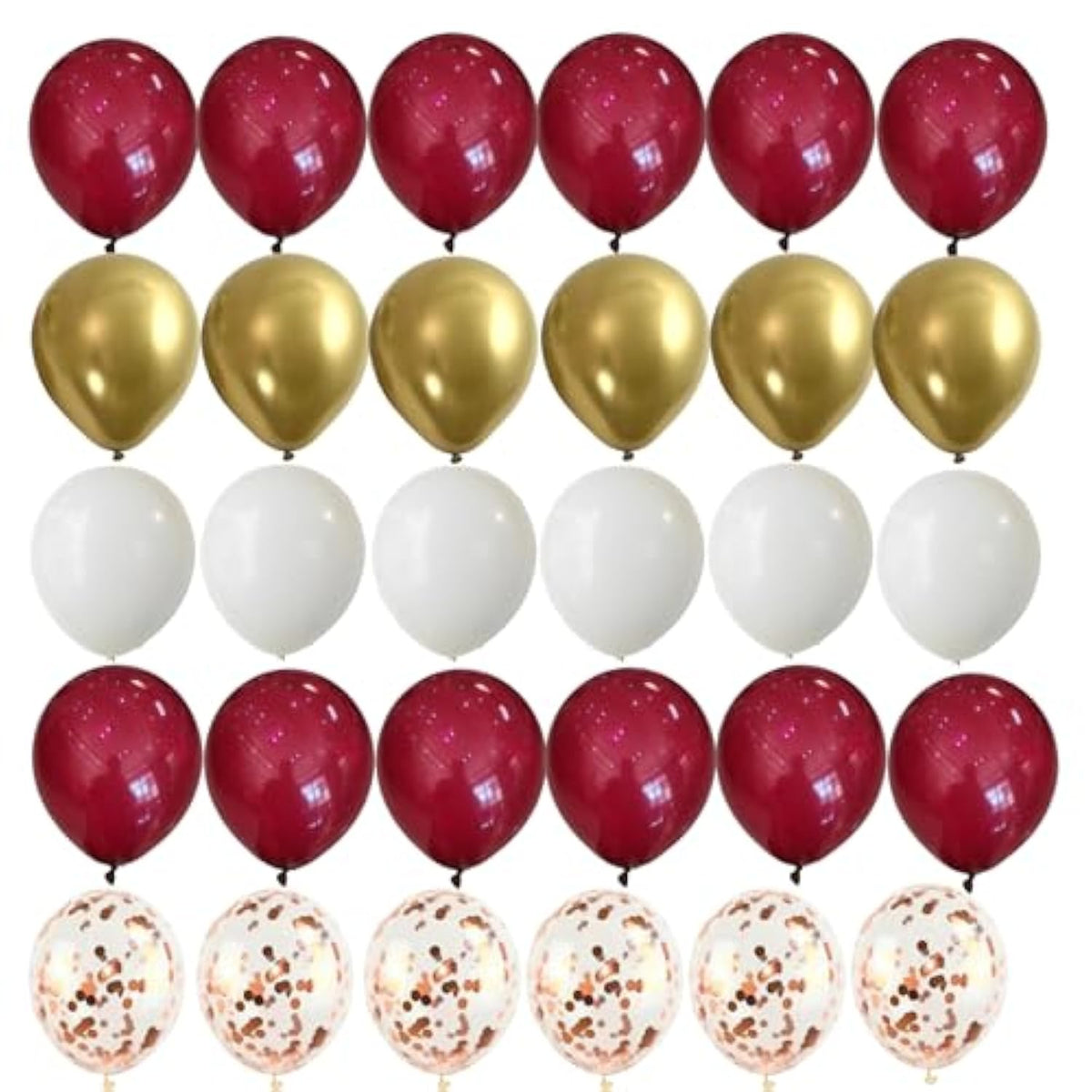 Burgundy And Gold Balloons,Burgundy Balloons,62 Pcs Ruby Red Balloons Wine Red Balloons Maroon Balloon Arch Kit For Valentine'S Day Party Decoration,Birthday Decoration