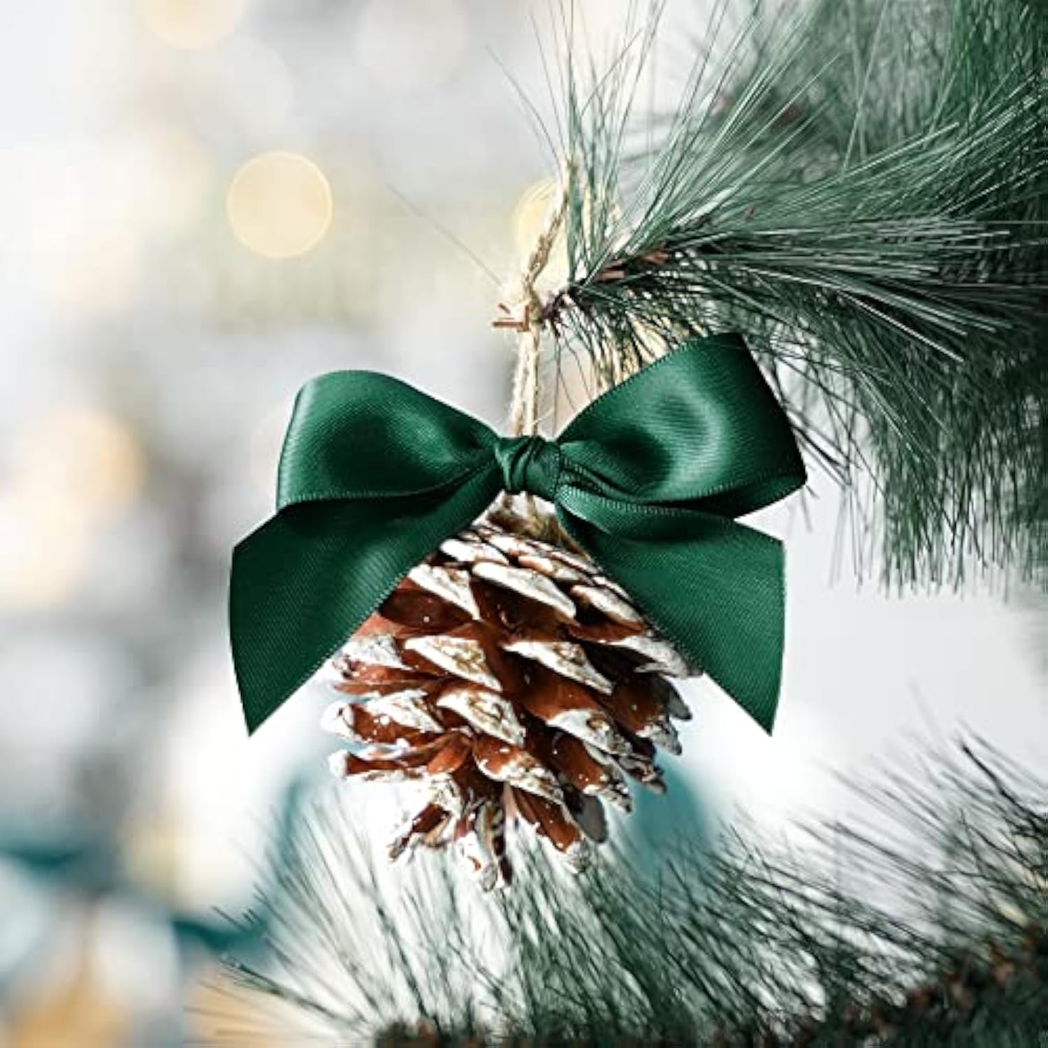 Hunter Green Ribbon Green Satin Ribbon 1 Inch X 50 Yards Double Face S