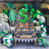 40-Inch Dark Green Number 25 Foil Balloons for Birthday or Anniversary