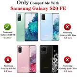 for Galaxy S20 FE 5G Case with Screen Protector: [Military Grade 20ft. Drop Tested] Ring Shockproof Protective Phone Case for -Samsung Galaxy S20 FE