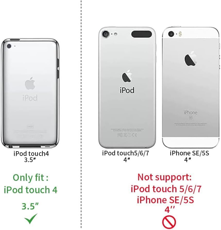 (2-Pack) High-Definition Clear Scratch-Resistant & Impact Protection Tempered Glass Screen Protector For Apple New iPod Touch 4th(2pcs)