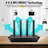 Wifi Router- Ac2100 Dual-Band Smart Wi-Fi Router Upgrades To 2033 Mbps (5G) High-Speed, Features Mu-Mimo, 4 Gigabit Lan Ports, One Ssid, Parental Control, Internet Security For Video & Gaming