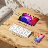 Bluetooth Keyboard Compatible With Ipad A16 11Th 10Th Generation, Ipad 10.2 (9Th/8Th/7Th), Ipad Pro 13/12.9/11 Inch, Ipad Air/Mini And More Ios Devices, White