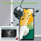 3 Pack Screen Protector Compatible For Samsung Galaxy A13 4G / 5G / Lte With 3 Pack Camera Lens Protector, Ultra Hd Tempered Glass, 9H Hardness, Anti-Scratch, Easy Installation - Case Friendly