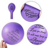 36 Pieces Colorful Release Memorial Balloons Remembrance Funeral Ballo