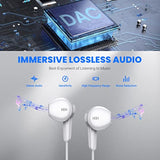 Usb C Headphones For Google Pixel 10 9 Pro Xl Fold 8A 8 7 6 A, Type C Earphone Noise Isolating Wired Earbud With Mic Hifi Stereo Cord Ear Bud For Iphone 17 Air 16 15 Pro Max Galaxy S25 Ultra S24 S23