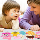 Valentines Day Cards For Kids 32 Packs With Animal Bookmarks + Temporary Tattoos + Envelopes, Valentines Day Greeting Cards, Kids Valentines Day Exchange Gift Cards For Classroom School Party Favors